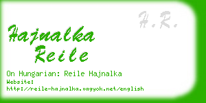 hajnalka reile business card